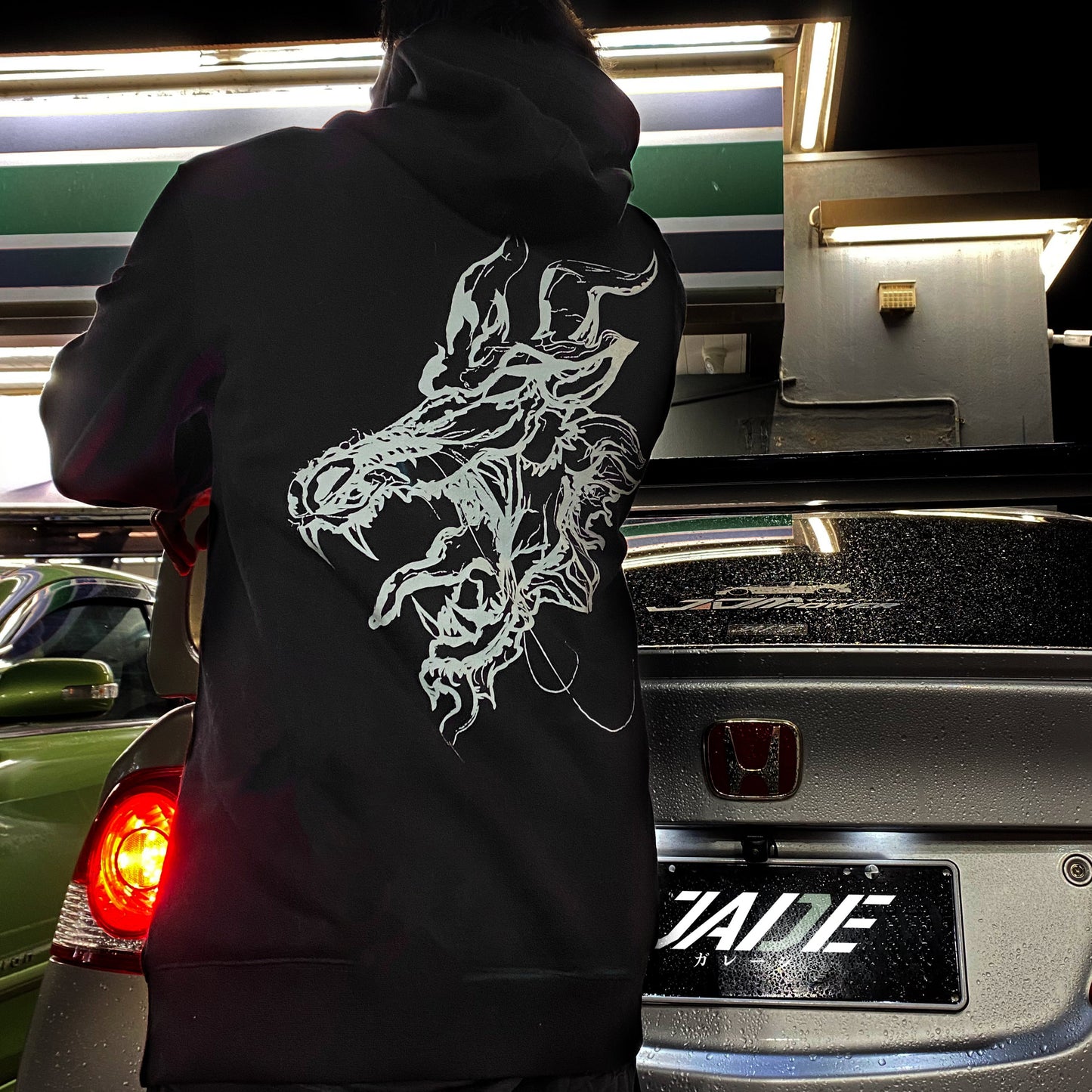 Jade Dragon Hoodie - Back Order