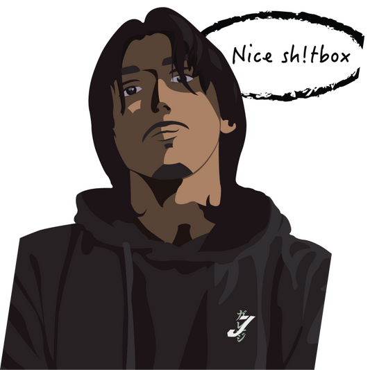 Eric "Nice sh!tbox" Sticker